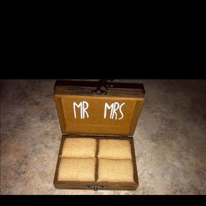 And two became one ring box